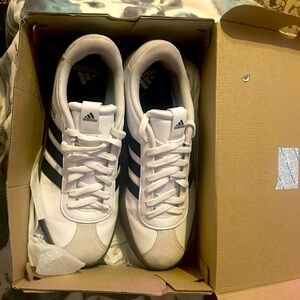 adidas Women’s VL Court 3.0 White and Black Sneakers